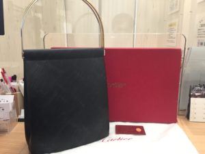 東京　質屋　買取【カルティエ　バッグ】かんてい局　亀有店　葛飾区