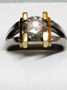 東京　質屋　買取【K18PT900ダイヤリング】かんてい局　亀有店　葛飾区