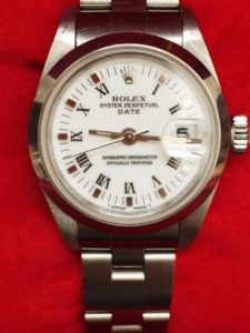 東京　質屋　買取【ロレックス　オイスターパーペチュアル　デイト】かんてい局　亀有店　葛飾区