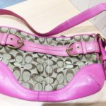 【 質屋 買取】COACHハンプトンズ　シグネチャー　ショルダーバッグを　お買取【葛飾区高価買取No１宣言！】