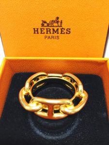 【質屋　買取】Hermès　スカーフリングを　お買取【葛飾区高価買取No１宣言！】