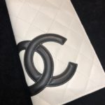 【質】シャネル カンボンライン 2つ折り長財布 白×黒【葛飾区で質屋といえば】