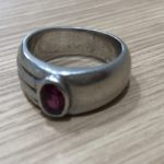 【買取】Pt950 石付 デザインリング【葛飾区高価買取No１宣言！】