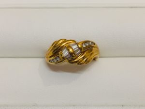 【質】K18ダイヤ　リング　を お預かりさせて頂きました！【質屋かんてい局亀有店 】葛飾区・足立区・墨田区・江戸川区・松戸市・北千住・東京都・千葉・埼玉・ダイヤ・宝石・貴金属・買取・質