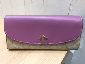 【買取】コーチ長財布をお売り頂きました！【質屋かんてい局亀有店 】葛飾区・足立区・墨田区・江戸川区・松戸市・北千住・東京都・千葉・埼玉・財布・COACH・小物・買取・質