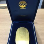 【貴金属　買取】沖縄国際海洋博覧会記念　純金小判型メダルをお買取致しました！　【かんてい局亀有店】葛飾区・足立区・江戸川区・松戸市