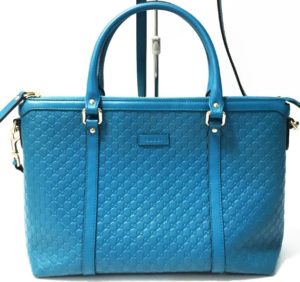 【販売実績】夏カラーのGUCCIマイクログッチシマ  2WAYバッグ✨449656【かんてい局亀有店】