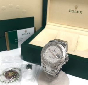 【買取　時計　ロレックス】116622 ヨットマスター ロレジウム プラチナ文字盤をお買取致しました！【かんてい局亀有店】