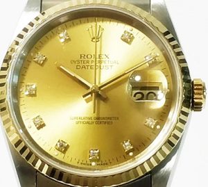 【買取　時計　ロレックス】ロレックス　デイトジャスト　16233G　旧10Pダイヤをお買取致しました！【質屋かんてい局亀有店】葛飾区・足立区・江戸川区・松戸市