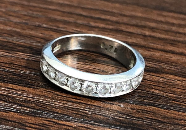 質】PT900 ダイヤ装飾 の指輪を質預かりいたしました！【かんてい局 
