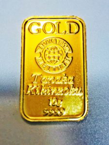 【質】インゴット10ｇを質預かりさせて頂きました！【質屋かんてい局亀有店 】葛飾区・足立区・墨田区・江戸川区・松戸市