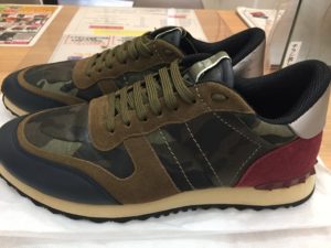 【質】ヴァレンチノ　ガラヴァーニ　カモフラージュ ロックランナー スニーカーを質預かり致しました！【かんてい局亀有店】葛飾区・足立区・江戸川区・荒川区・松戸市