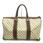 【買取】オールド グッチ(GUCCI) シェリーライン ボストンバッグをお買取りしました！【かんてい局亀有店】葛飾区・足立区・江戸川区・荒川区・松戸市