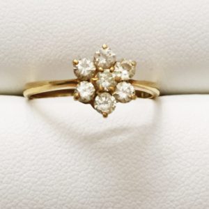 【質】花柄がカワイイＫ18リングを質預かり致しました！【かんてい局亀有店】葛飾区・足立区・江戸川区・松戸市・金・金相場・インゴット