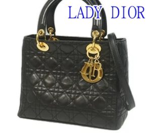 【買取】Chiristian Dior LADY DIOR ハンドバッグ カナージュステッチ レザー/CAL44551 をお買取致しました！ 【かんてい局亀有店】葛飾区・足立区・江戸川区・荒川区・松戸市・八潮市