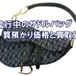 【質】人気再沸騰中ディオール・サドルバッグ質預かり価格！買取価格もご紹介【かんてい局亀有店】葛飾区・足立区・江戸川区・荒川区・松戸市・融資