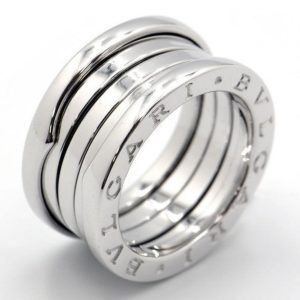 【質 貴金属】ブルガリの定番！ビーゼロワンリング K18WG をお預かりしました！【かんてい局亀有店】葛飾区・足立区・江戸川区・荒川区・墨田区・松戸市・八潮市・横浜市・融資