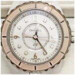 【質】シャネルのJ12　2015年限定カラーモデル H4466　ソフトピンクの質預かり価格は【かんてい局亀有店】葛飾区・足立区・江戸川区・荒川区・松戸市・八潮市