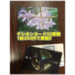 【金券買取】テレホンカード50度数を1枚350円でお買取り致しました!!【かんてい局亀有店】葛飾区 足立区 松戸市