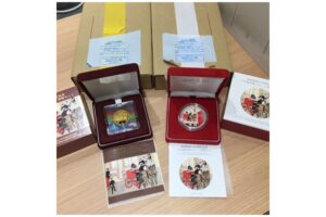 プレミアム間違いなし⁈令和の記念硬貨！郵便制度150周年記念貨幣をお買取【かんてい局亀有店】