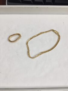 【質】K18リング＆ブレスレットを質預かりしました【質屋かんてい局亀有店】葛飾区・足立区・江戸川区・荒川区・墨田区・松戸市・市川市・船橋市・八潮市・横浜市