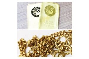 【買取】PawnShop　海外インゴット（パースミント）とK18喜平（貴金属）を宅配買取！！【かんてい局亀有店】