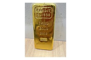 【買取】2023年の金の売却時期と売却時のポイント3選！海外インゴット（クレディスイス）CREDIT SUISSE　1Kgを買取！【かんてい局亀有店】