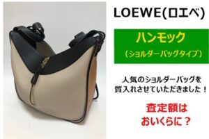 【質】ロエベのオシャレなショルダーバッグ！ハンモックを質入れさせていただきました【かんてい局亀有店】